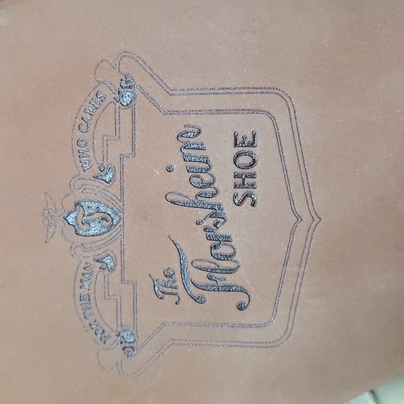 Florsheim tan/cream men's dress shoes - Picture 5 of 11